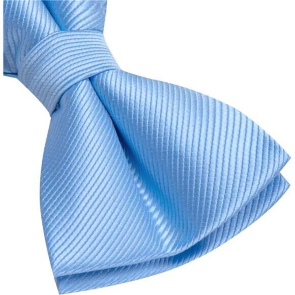 Bow Ties for Men Set Baby Blue - Picture 4 of 5